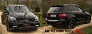 ML63 wide body Expression Motorsport